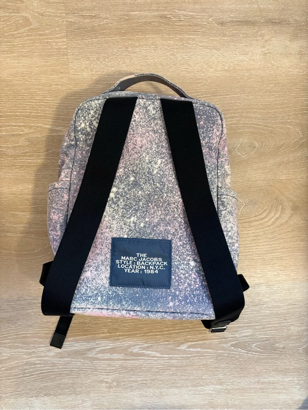 Marc Jacobs THE BACKPACK custom Pink Marble Splatter